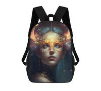 sinyumoney Enchanted Celestial Portrait -1 Mochila Escolar Infantil Impresa En 3D, Mochila Informal De Moda Para Niños, Mochila De Viaje De Alta Capacidad Para Libros Para Niños 17inch