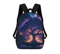 sinyumoney Enchanted Celestial Tree Mochila Escolar Para Niños Mochila Escolar Impresa En 3D Mochila Escolar De Moda Para Niños De Primaria Y Secundaria 17inch