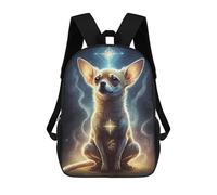 sinyumoney Enchanted Chihuahua Portrait Mochilas Infantiles Escolares Impresas En 3D, Mochilas Para Niños, Mochilas De Viaje Para Niños Y Niñas, Mochilas Escolares Para Niños 17inch