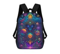 sinyumoney Enchanted Cosmic Gateway Mochila Escolar Impresa En 3D Para Niños Y Niñas, Mochila Para Portátil Para Niños/estudiantes/adultos 17inch