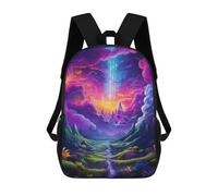 sinyumoney Enchanted Cosmic Landscape -1 Mochilas Informales Para Niños, Mochila Escolar Para Adolescentes, Niñas Y Niños, Mochilas Para Libros 17inch