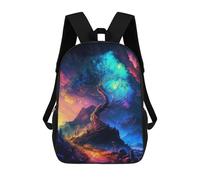 sinyumoney Enchanted Cosmic Tree -4 Mochila Infantil, Mochila Escolar Infantil, Mochilas Escolares Impresas En 3D Para Niños Y Estudiantes Adolescentes 17inch