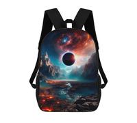 sinyumoney Enchanted Dreamscape Mochila Escolar, Mochila Casual, Bolsa De Trabajo Y Viaje Para Hombres, Mujeres Y Adolescentes, Perdido agujero negro, 17"