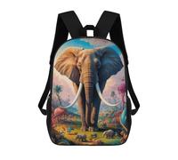 sinyumoney Enchanted Elephant Mochilas Para Niños Mochila Escolar Mochila Escolar Impresa En 3D Para Niños Estudiantes De Primaria Y Secundaria 17inch