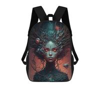 sinyumoney Enchanted Fantasy Portrait -1 Mochila Escolar Para Niñas Mochila Impermeable Mochila Informal De Día Mochila Ligera Para Niño Y Niña Mochila Escolar 17inch