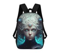 sinyumoney Enchanted Fantasy Portrait Mochila De Peluche Con Dibujos Animados, Mochila 3D Para Niños, Bolsa Escolar, Idea De Regalo De Cumpleaños Para Niños Y Niñas 17inch