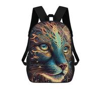 sinyumoney Enchanted Feline Portrait -1 Mochilas Impresas En 3D Para Niños, Mochila Escolar, Mochila De Moda Para Niños De Primaria Y Secundaria 17inch