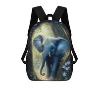 sinyumoney Enchanted Forest Elephant -1 Mochila Escolar Mochila Para Niños Impresa En 3D Mochilas Infantiles Para Niños Y Niñas Mochilas Escolares Mochilas De Viaje Para Niños 17inch