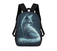 sinyumoney Enchanted Forest Fox -1 Mochila Escolar De 17 Pulgadas Impresa En 3D Mochilas Infantiles Mochila Genial Impresa En 3D Para Niños De Primaria Y Secundaria