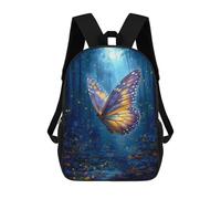 sinyumoney Enchanted Forest Glow-3 Mochila Escolar Infantil Impresa En 3D Para Niños, Mochila De Viaje De Alta Capacidad, Mochilas Para Libros De 17 Pulgadas Para Niños