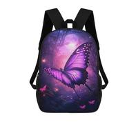 sinyumoney Enchanted Forest Glow Mochila Escolar Infantil Impresa En 3D Para Niños, Mochila De Viaje De Alta Capacidad, Mochilas Para Libros De 17 Pulgadas Para Niños
