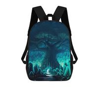 sinyumoney Enchanted Forest Glowing Tree Mochila Infantil Para Niñas, Mochila Escolar 3D, Mochila Para Niños Pequeños, Mochila Informal De Día, Mochila Escolar De Moda 17inch