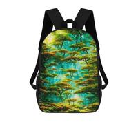 sinyumoney Enchanted Forest Landscape Mochilas Infantiles Impresas En 3D Para Niños, Mochilas Escolares De Moda, Mochilas De Viaje, Mochilas Escolares Para Niños De Primaria 17inch
