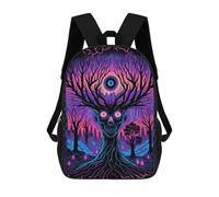 sinyumoney Enchanted Forest of Spirits Mochila Escolar Infantil Con Impresión 3D, Mochila Escolar Informal Para Niños De Primaria Y Secundaria 17inch
