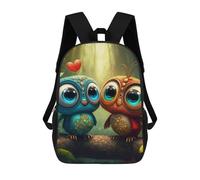 sinyumoney Enchanted Forest Owls -1 Mochila Infantil, Mochila Escolar Impresa En 3D, Mochila Para Niños Y Niñas, Mochila Escolar Ajustable Para La Escuela Primaria 17inch