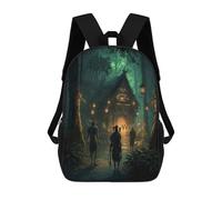 sinyumoney Enchanted Forest Pathway -16 Mochila Escolar Infantil Impresa En 3D Para Niños, Mochila De Viaje De Alta Capacidad, Bolsas Para Libros, Mochila Escolar Infantil 17inch