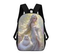 sinyumoney Enchanted Garden Fantasy Mochila Escolar Ligera Mochila Escolar De Día Mochila Para Libros Para La Universidad Para Acampar Aventuras Al Aire Libre Y Viajes Diarios 17inch