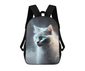 sinyumoney Enchanted Glowing Cat Portrait Mochila De Viaje Para La Universidad, Mochilas Para El Campus, Viajes Al Aire Libre Y Deportes 17inch