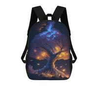 sinyumoney Enchanted Glowing Tree -1 Mochila Escolar Para Niños Mochila Escolar Impresa En 3D Mochila Escolar De Moda Para Niños De Primaria Y Secundaria 17inch