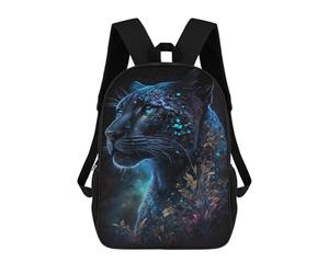 sinyumoney Enchanted Leopard Art Print Mochila Escolar Grande Resistente Al Agua Para Portátil Para La Escuela/trabajo/viajes 17inch