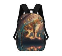 sinyumoney Enchanted Leopard in Autumn Mochila Escolar Impresa En 3D Para Niños Y Niñas, Mochila Para Portátil Para Niños/estudiantes/adultos 17inch