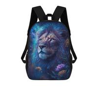sinyumoney Enchanted Lion Fantasy Artwork -2 Mochilas Escolares Resistentes Al Agua, Mochilas De Viaje, Bolsas Para Computadoras Portátiles Para Adolescentes, Niñas, Niños, Mujeres Y Hombres 17inch