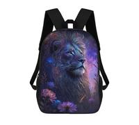 sinyumoney Enchanted Lion Fantasy Artwork -5 Mochila Escolar Infantil Impresa En 3D 17inch Mochilas De Moda Para Niños De Primaria Y Secundaria