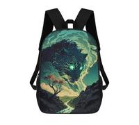 sinyumoney Enchanted Lion's Majesty Mochila Escolar Mochila Para Niños Impresa En 3D Mochilas Infantiles Para Niños Y Niñas Mochilas Escolares Mochilas De Viaje Para Niños 17inch
