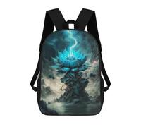 sinyumoney Enchanted Lotus Island Mochila Escolar Para Ordenador Portátil Para La Escuela/trabajo/viajes: Perfecta Para Viajes, Trabajo Y Uso Diario 17inch