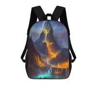 sinyumoney Enchanted Mountain Landscape -2 Mochila Escolar Infantil Impresa En 3D Para Niños, Mochilas De Viaje De Alta Capacidad, Bolsas Para Libros, Mochila Escolar Infantil 17inch
