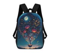 sinyumoney Enchanted Night Balloon Flight Mochila Escolar Mochila Para Niños Impresa En 3D Mochilas Infantiles Para Niños Y Niñas Mochilas Escolares Mochilas De Viaje Para Niños 17inch