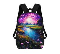 sinyumoney Enchanted Night Garden Mochila Infantil De Moda Divertida Mochila Escolar Para Niños Y Adolescentes Con Impresión 3D Para Niños 17inch