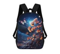 sinyumoney Enchanted Night Garden Mochila Infantil, Mochila Escolar Para Niños, Mochila Escolar Infantil Con Estampado 3D De Dibujos Animados, Mochila De Gran Capacidad Para Niños Y Niñas 17inch
