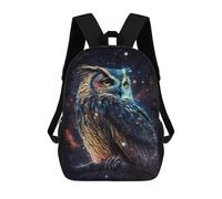 sinyumoney Enchanted Night Owl Art Print Mochila Escolar/para Ordenador Portátil Para Colegio/trabajo/viajes Para Camping, Aventuras Al Aire Libre Y Viajes Diarios 17inch