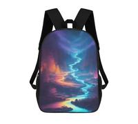 sinyumoney Enchanted River Landscape Mochila Escolar Infantil Impresa En 3D Para Niños, Mochilas De Viaje, Bolsas Para Libros Para Niños Estudiantes De Primaria 17inch