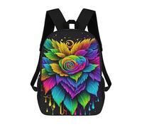 sinyumoney Enchanted Rose Garden Mochila Escolar Grande Para Niños - Perfecta Para Viajes, Trabajo Y Uso Diario 17inch