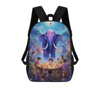 sinyumoney Enchanted Tea Party in The Forest -1 Mochila Escolar Impresa En 3D Para Niños Y Niñas, Mochila Escolar, Mochila De Viaje Para Niños 17inch
