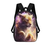 sinyumoney Enchanted Tiger Fantasy Art Print Mochila Escolar De 17 Pulgadas Impresa En 3D Mochilas Infantiles Mochila Genial Impresa En 3D Para Niños De Primaria Y Secundaria