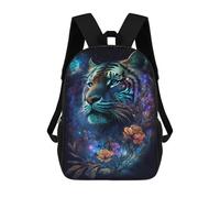 sinyumoney Enchanted Tiger Fantasy Artwork -1 Mochila Escolar De Moda, Mochila Para Material Escolar, Mochila Impermeable Informal Para Hombres/mujeres 17inch