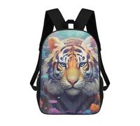 sinyumoney Enchanted Tiger Portrait -6 Mochilas Infantiles Escolares Impresas En 3D, Mochilas Para Niños, Mochilas De Viaje Para Niños Y Niñas, Mochilas Escolares Para Niños 17inch