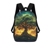 sinyumoney Enchanted Tree of Life Mochilas Impresas En 3D Para Niños 17inch Mochilas De Moda Informales Para El Día A Día, Bolsas De Viaje, Mochilas Informales Para Exteriores Para Niños Y Niñas