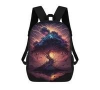 sinyumoney Enchanted Tree of Life Mochilas Infantiles Impresas En 3D De 17 Pulgadas. Mochila Escolar Informal Impresa En 3D Para Niños De Primaria Y Secundaria.