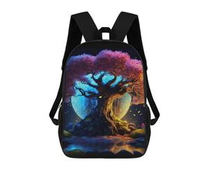 sinyumoney Enchanted Tree of Life Wallpaper Mochila De Viaje Para La Universidad Mochilas Para La Escuela/trabajo/viajes 17inch