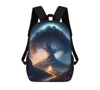 sinyumoney Enchanted Tree Portal Mochilas Mochilas Infantiles Mochila Escolar Mochila Escolar Infantil Impresa En 3D Mochilas De Viaje De Moda Para Niños De Primaria Y Secundaria 17inch