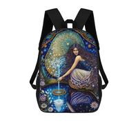 sinyumoney Enchanted Waterfall Serenity Mochila Escolar Para Niños Y Niñas, Mochila Informal De Viaje, Mochila De Gran Capacidad Para El Día A Día 17inch