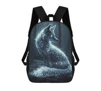 sinyumoney Enchanted Winter Fox Mochilas Escolares Para La Escuela Secundaria, Preparatoria, Universidad Y Viajes Para Niños/niñas/adolescentes 17inch