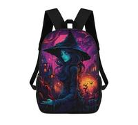 sinyumoney Enchanted Witch's Realm Mochila Escolar Infantil Impresa En 3D Para Niños, Mochilas De Viaje, Bolsas Para Libros, Mochila Escolar Infantil 17inch