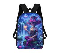 sinyumoney Enchanting Forest Witch with Heart Mochilas Infantiles Impresas En 3D De 17 Pulgadas. Mochila Escolar Informal Impresa En 3D Para Niños De Primaria Y Secundaria.