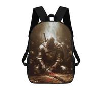 sinyumoney End of The Battle Mochila Escolar Impresa En 3D Para Niños, Mochila Escolar Informal De Moda Para Viajes Para Niños Y Estudiantes 17inch