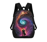 sinyumoney Endless Love Space Mochila Escolar Infantil Con Impresión 3D, Mochila Escolar Informal Para Niños De Primaria Y Secundaria 17inch